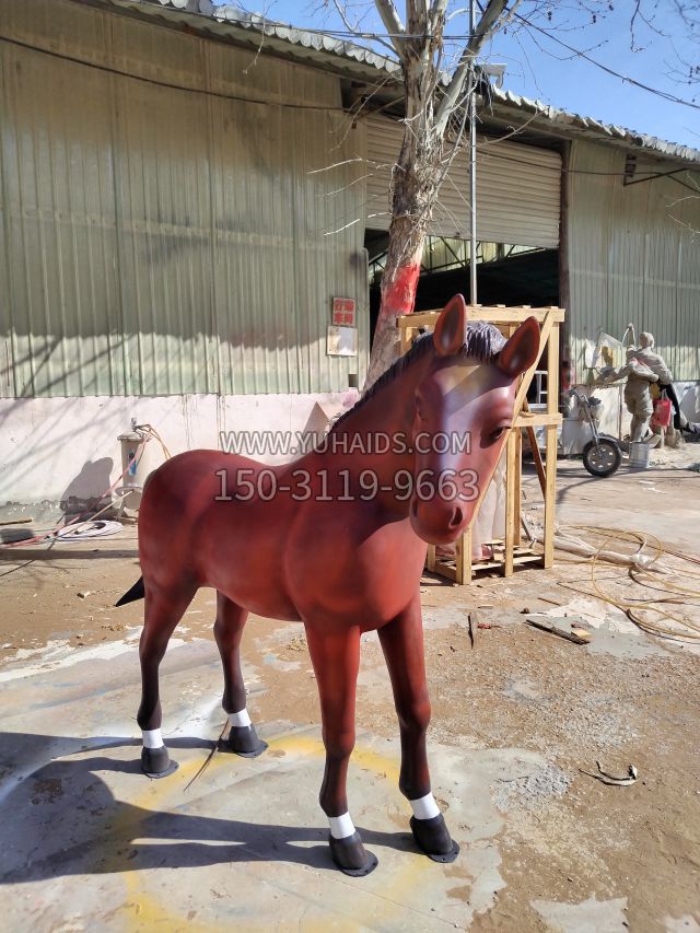 仿真小马 (7)雕塑