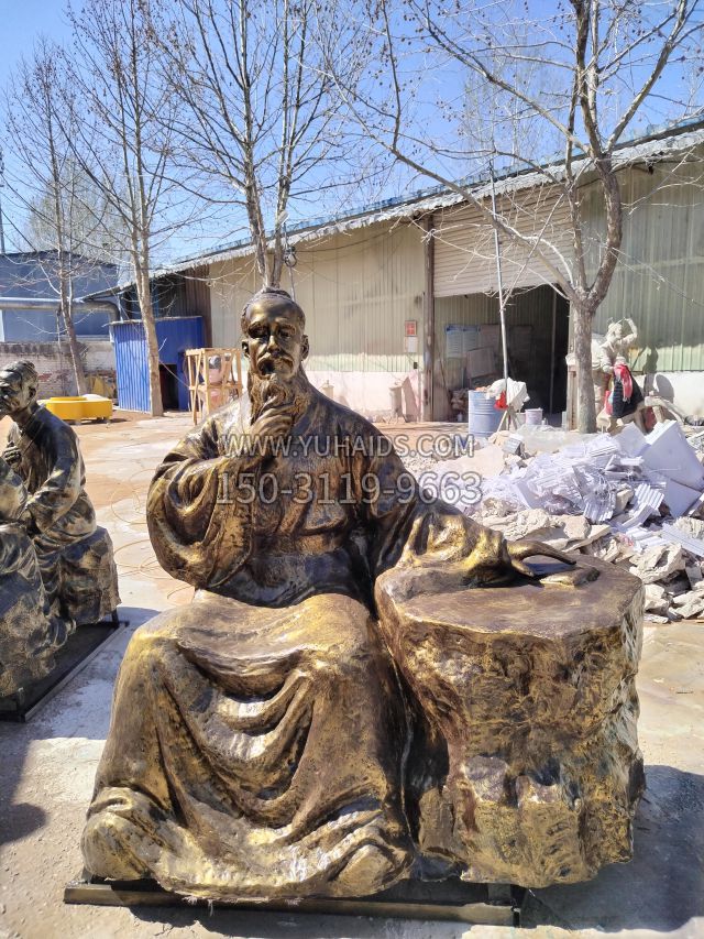 仿铜中医 (1)雕塑