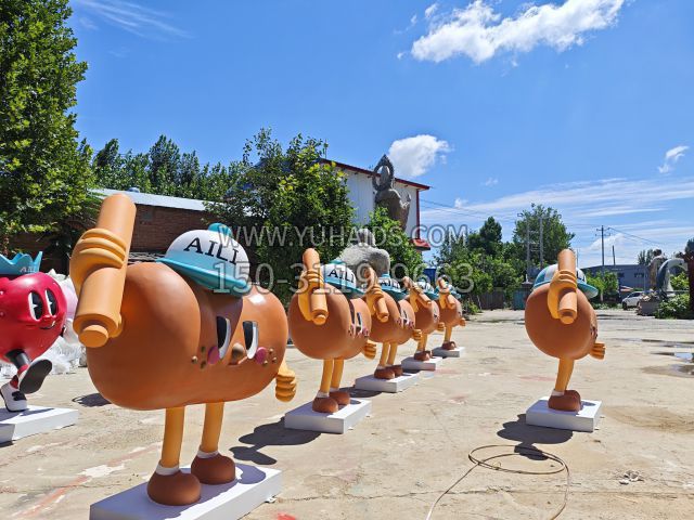 卡通面包公仔 (6)雕塑