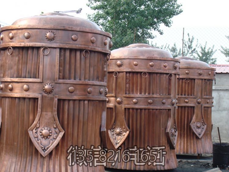 蒙古苏鲁锭锻铜雕塑