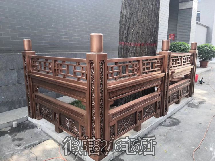 锻铜栏杆扶手铜雕