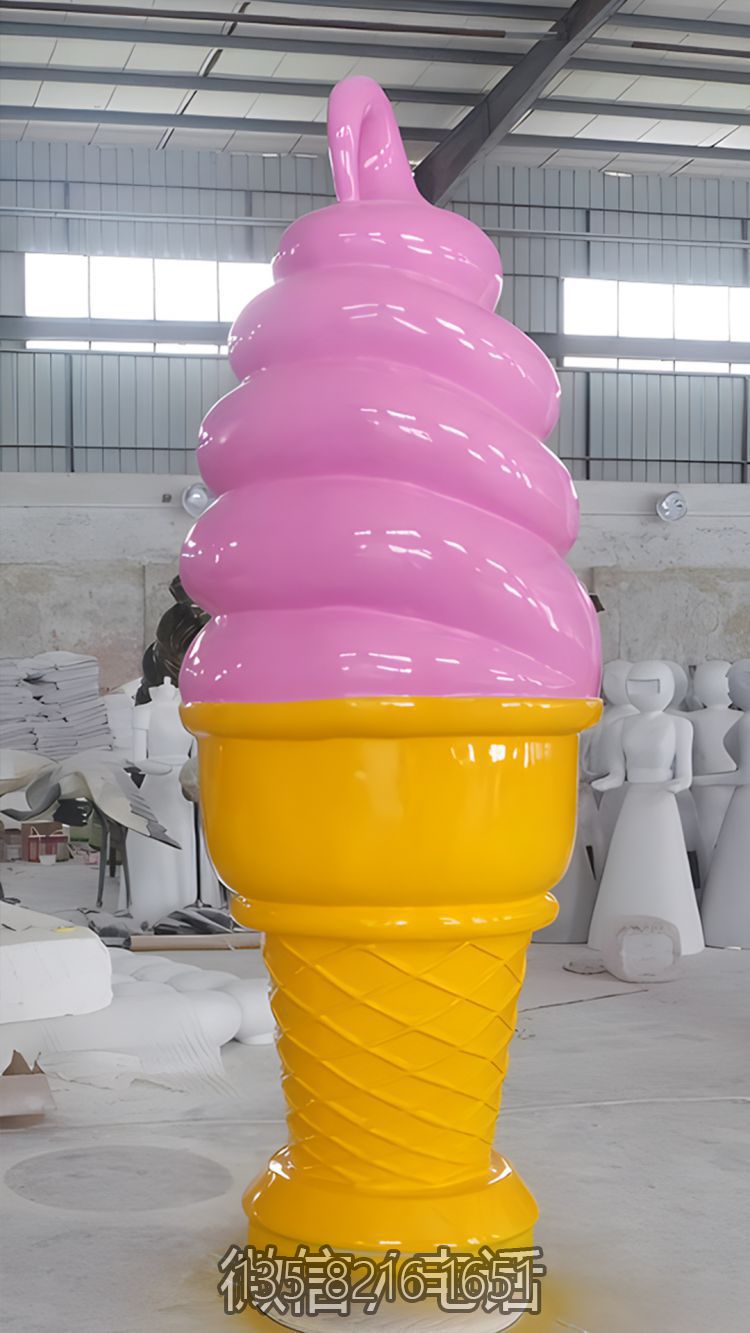 玻璃钢冰淇淋雕塑摆件