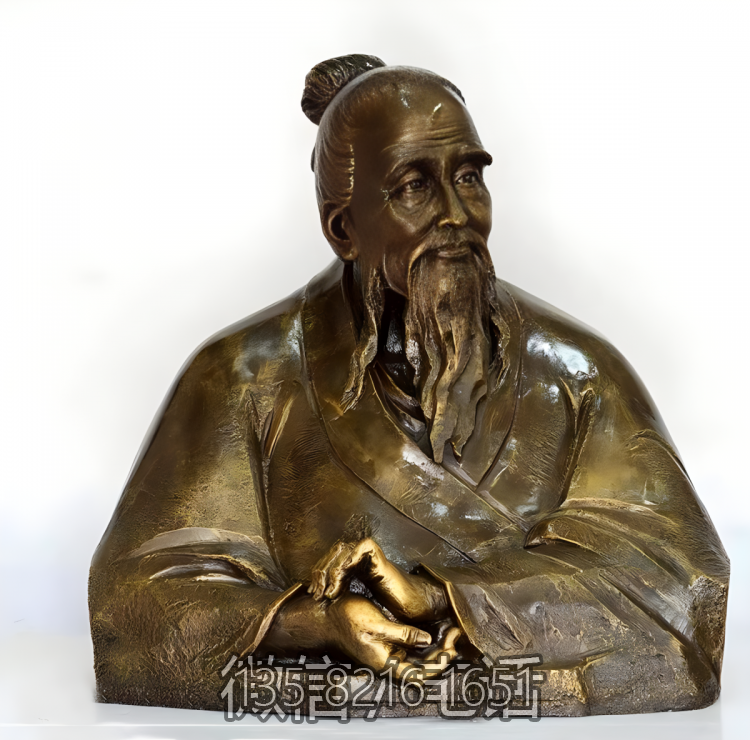 玻璃钢树脂名医景观中医定制扁鹊雕塑