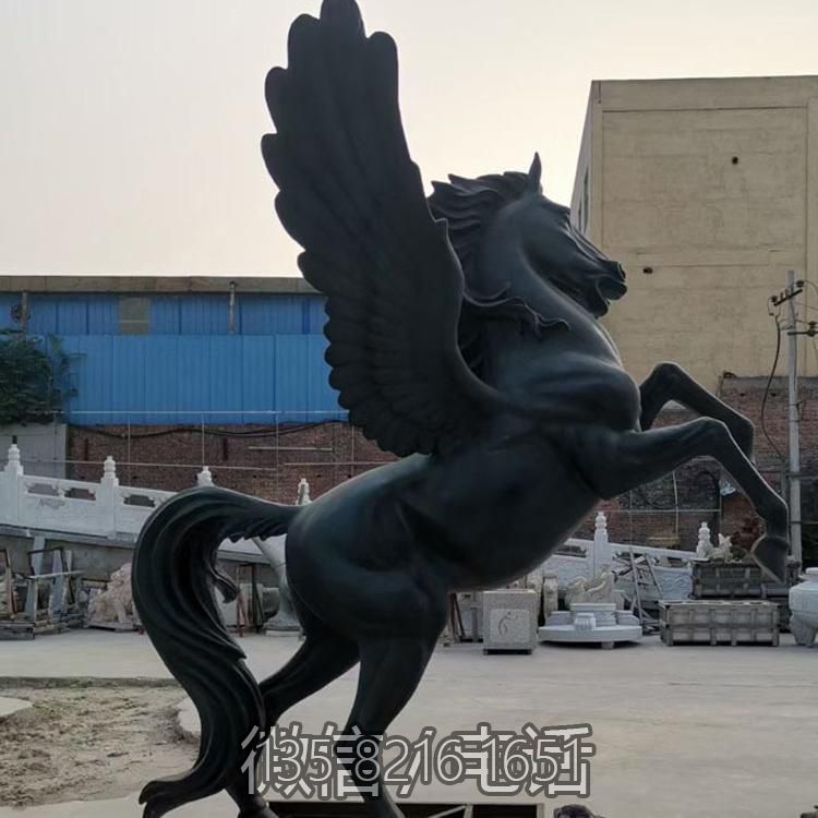 纯铜铸造飞马雕塑