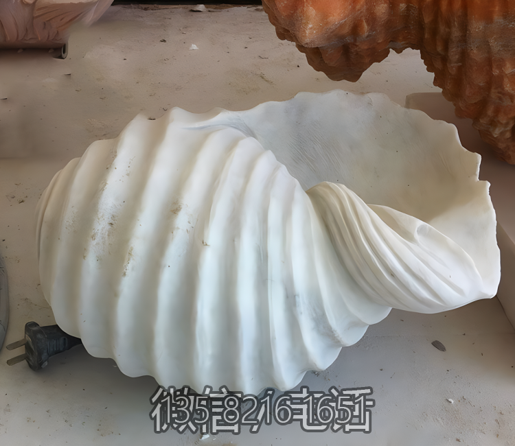 海洋动物摆件玻璃钢海螺雕塑