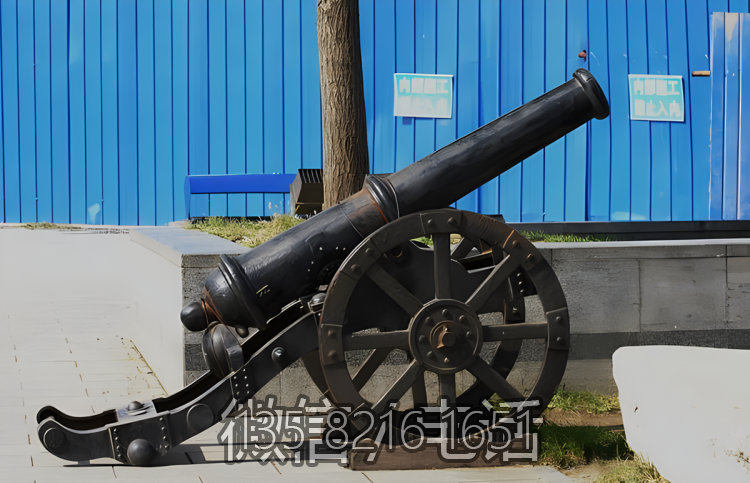 纯铜铸造大炮火炮雕塑