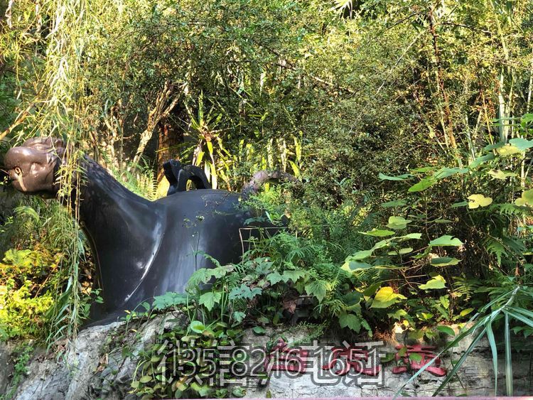白虎壶铸铜茶壶雕塑