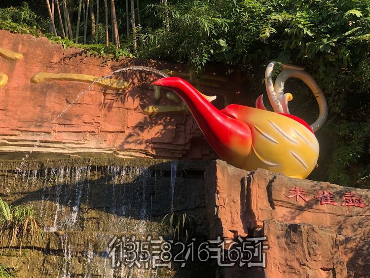 朱雀壶不锈钢茶壶雕塑