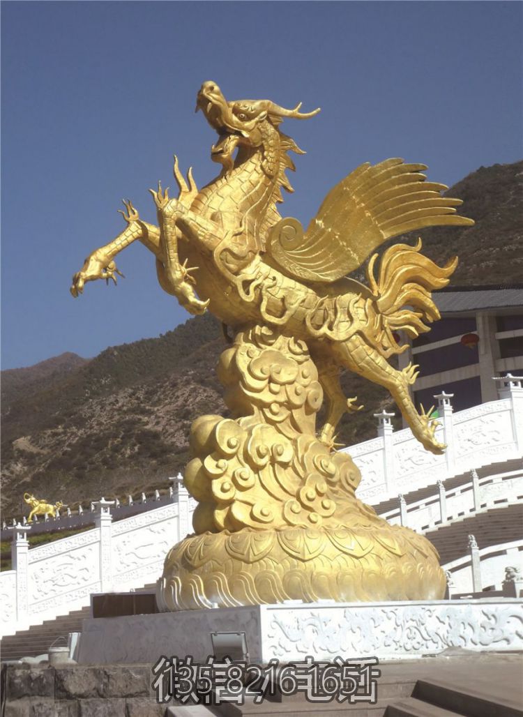 天马不锈钢喷漆马儿雕塑