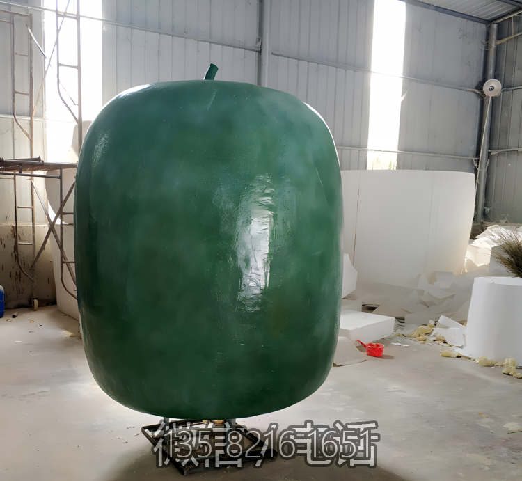 玻璃钢仿真冬瓜雕塑