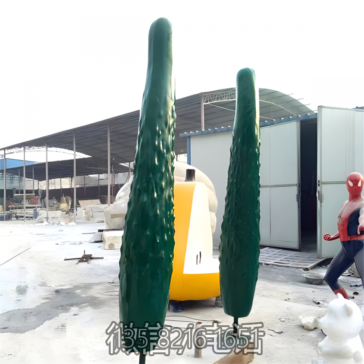 玻璃钢仿真黄瓜雕塑