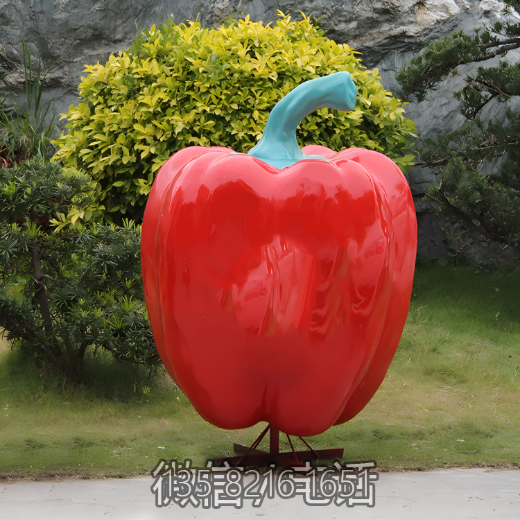 玻璃钢仿真辣椒雕塑