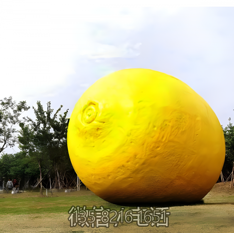 玻璃钢仿真柠檬雕塑