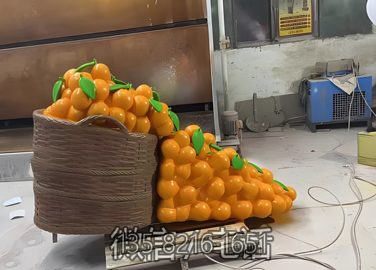 玻璃钢仿真枇杷雕塑