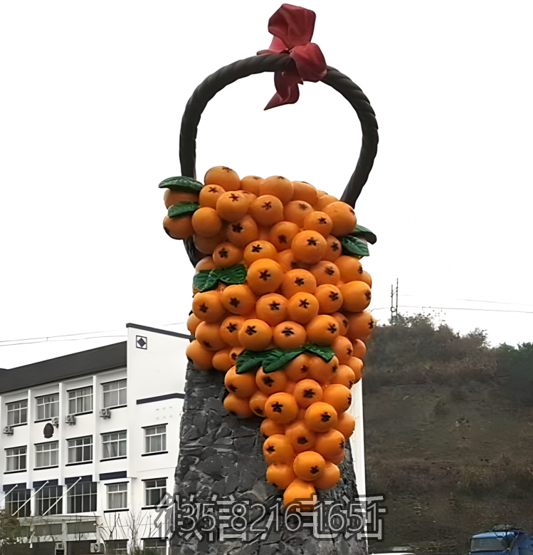 玻璃钢仿真枇杷雕塑