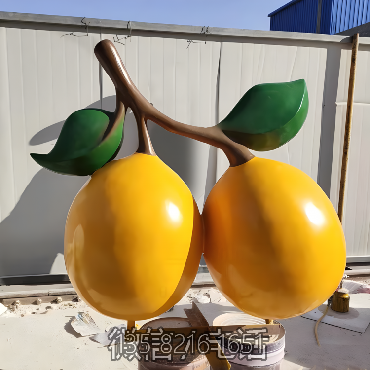 玻璃钢仿真枇杷雕塑