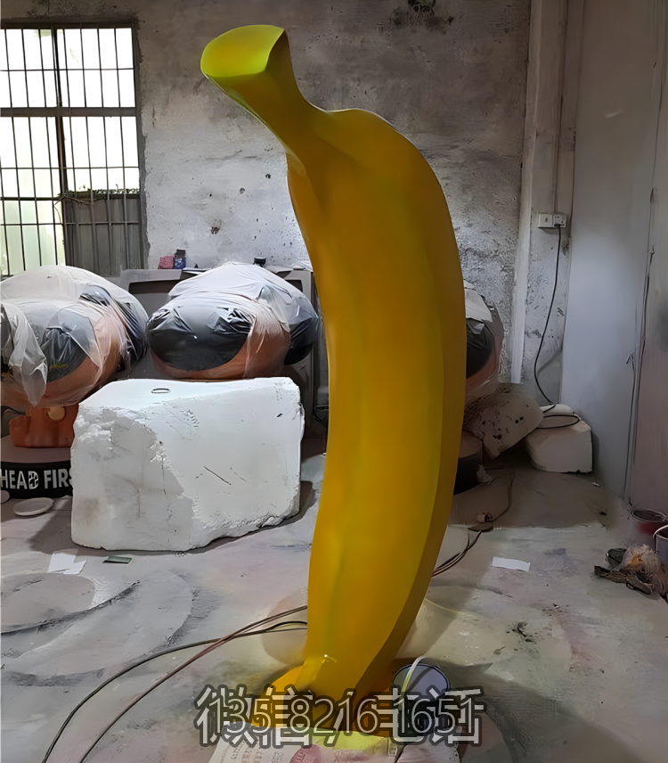 玻璃钢仿真香蕉雕塑摆件