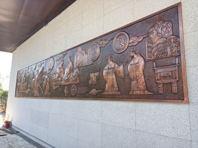 “仁义礼智信”中国传统文化浮雕壁画