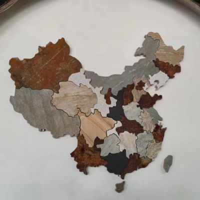 中国地图浮雕