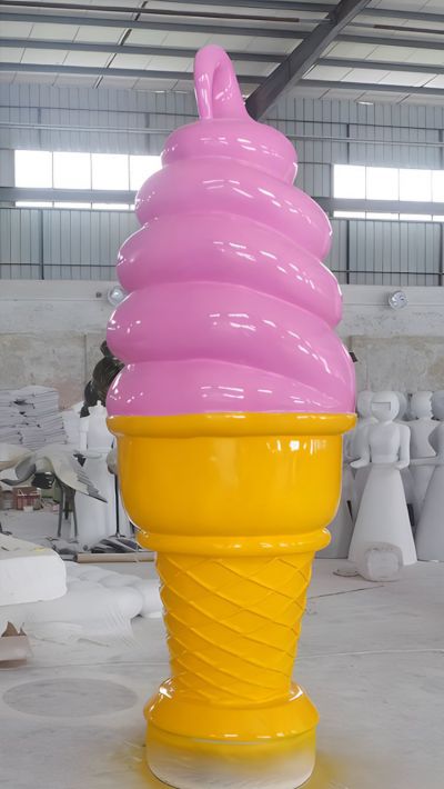 玻璃钢冰淇淋雕塑摆件