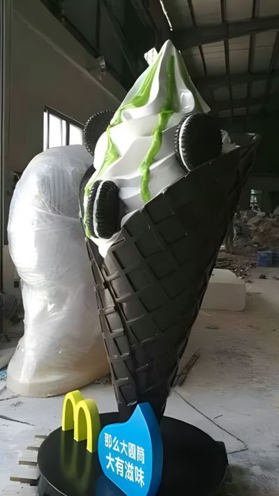 仿真玻璃钢冰淇淋雕塑
