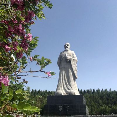 校园中国古代（战国时期）著名思想家教育家荀子石雕摆件