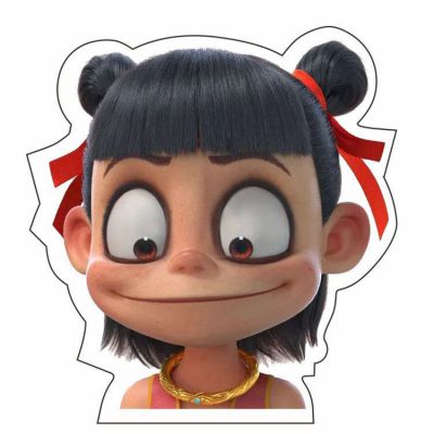 网红魔童降世哪吒雕塑，树脂玻璃钢卡通人物雕塑
