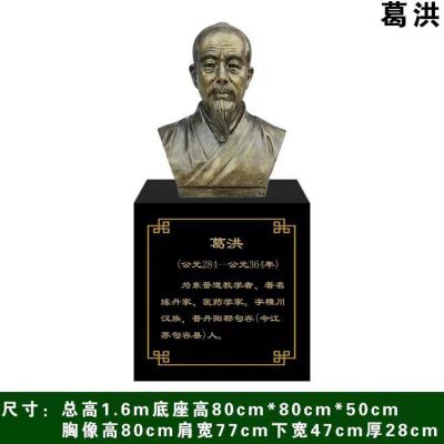 中国古代十大名医之葛洪胸像