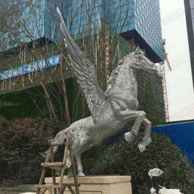 城市景观摆件不锈钢十二生肖创意镂空动物摆件马雕塑