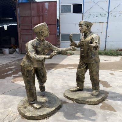 仿铜玻璃钢少数民族音乐主题雕塑