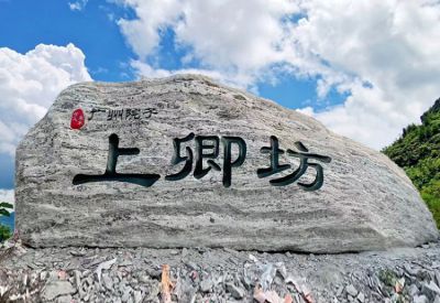 庭院院落刻字地标风景石