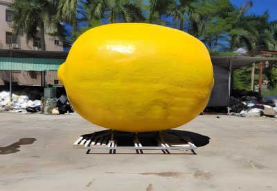 玻璃钢仿真柠檬雕塑