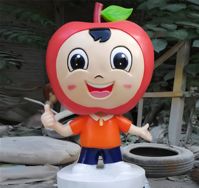 玻璃钢卡通水果雕塑