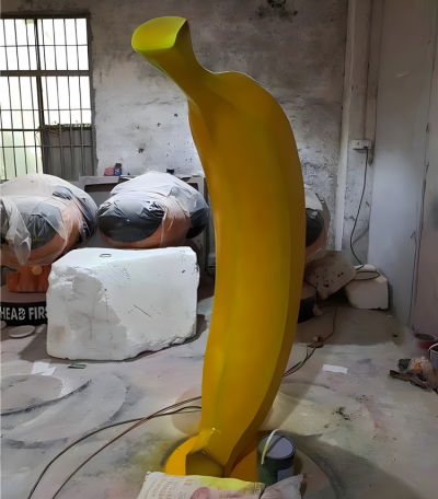 玻璃钢仿真香蕉雕塑摆件