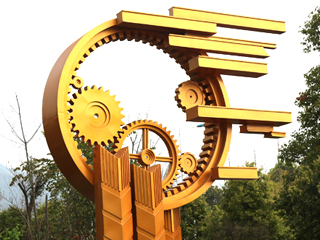 【校园雕塑】重庆市农业机械化学校系列雕塑作品
