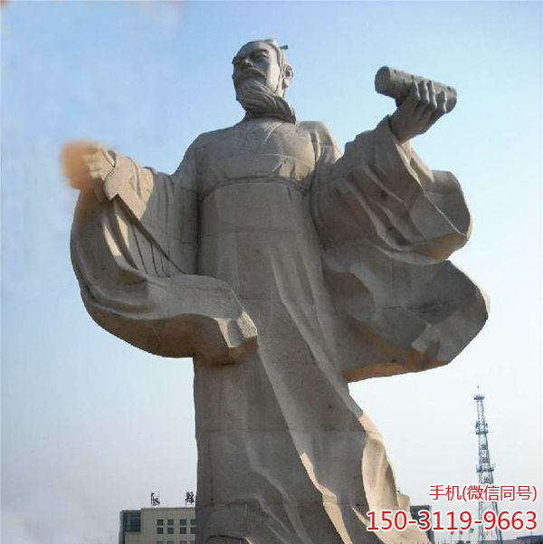 东方朔雕像完工效果