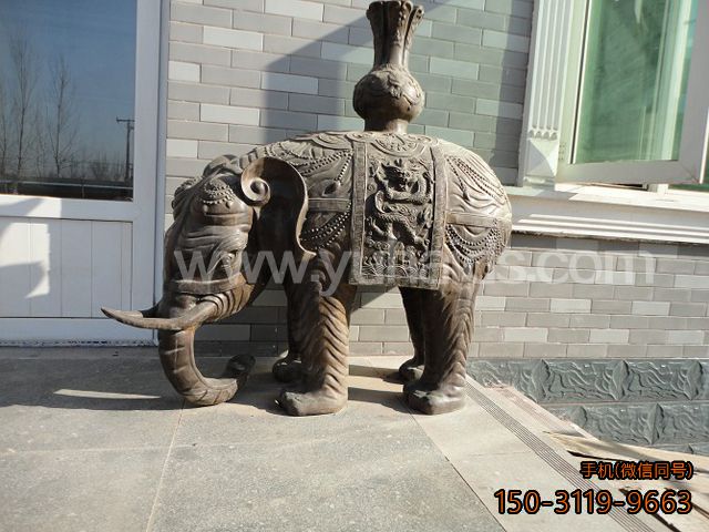 精品大象铜雕塑