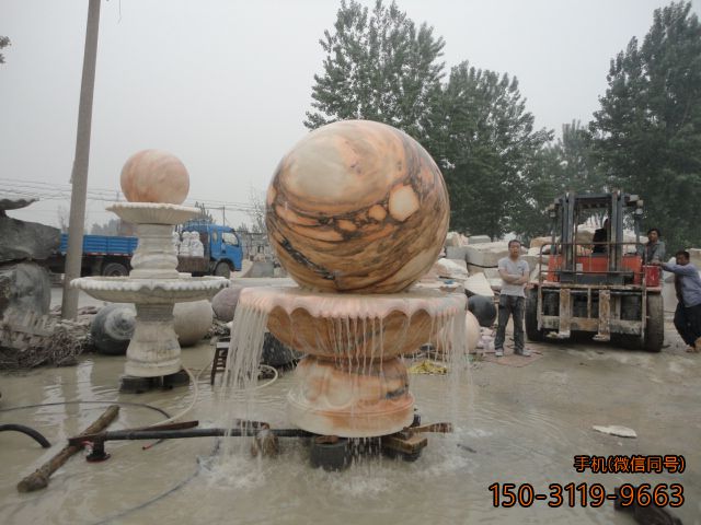 大型喷泉风水球雕塑